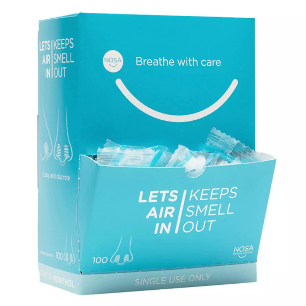 NOSA menthol plugs Nasenfilter gegen unangenehme Gerüche