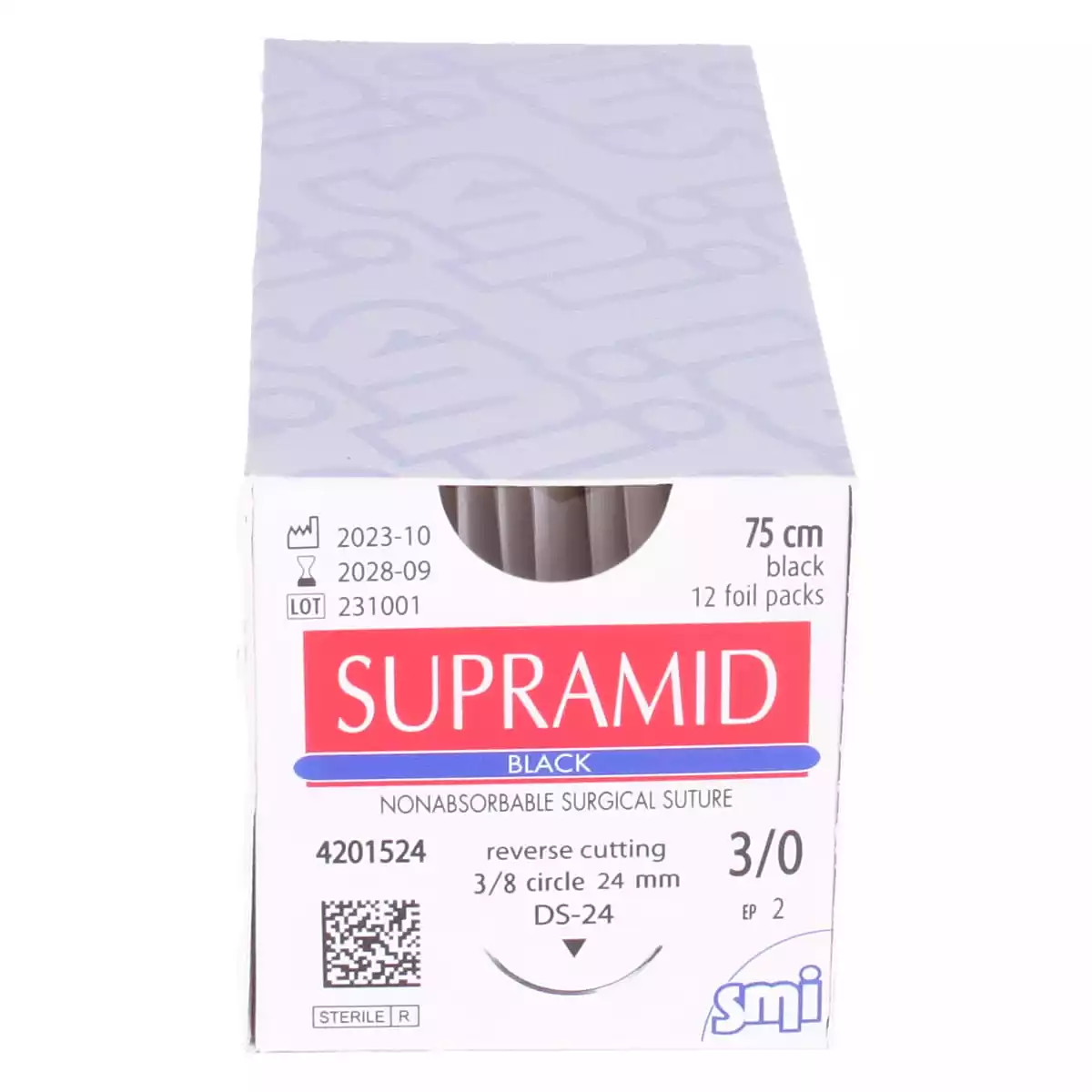 SMI Supramid Black Nahtmaterial SMI Supramid Black Nahtmaterial