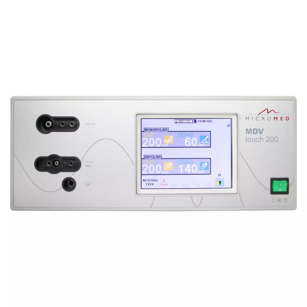 MICROMED MDV touch 200 HF-Elektrochirurgiegerät