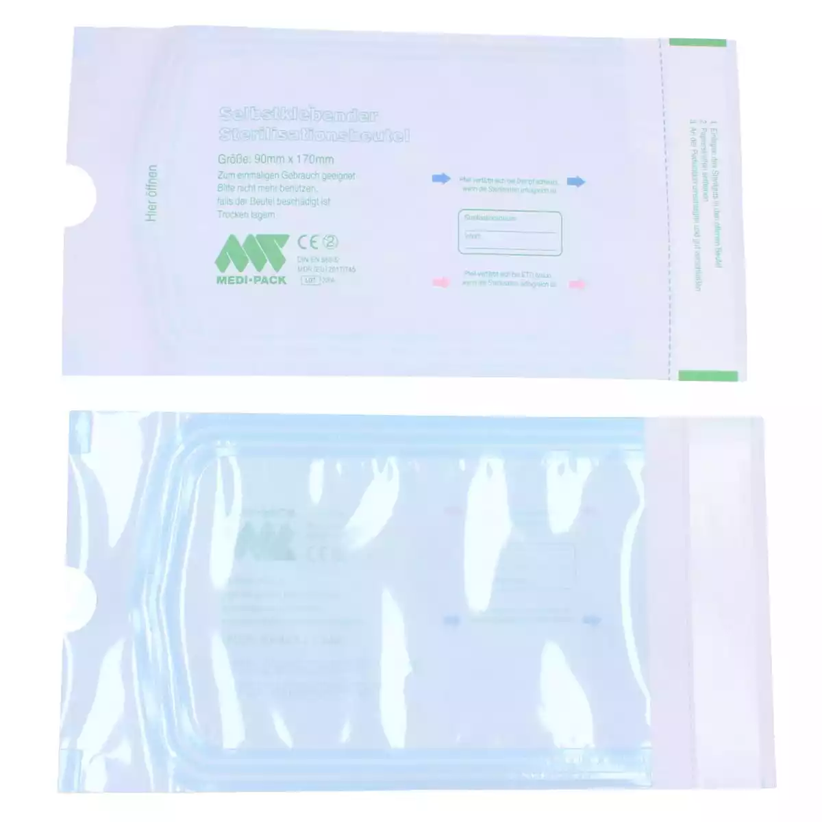 Medi-Pack Self-Sealing Sterilisationsbeutel