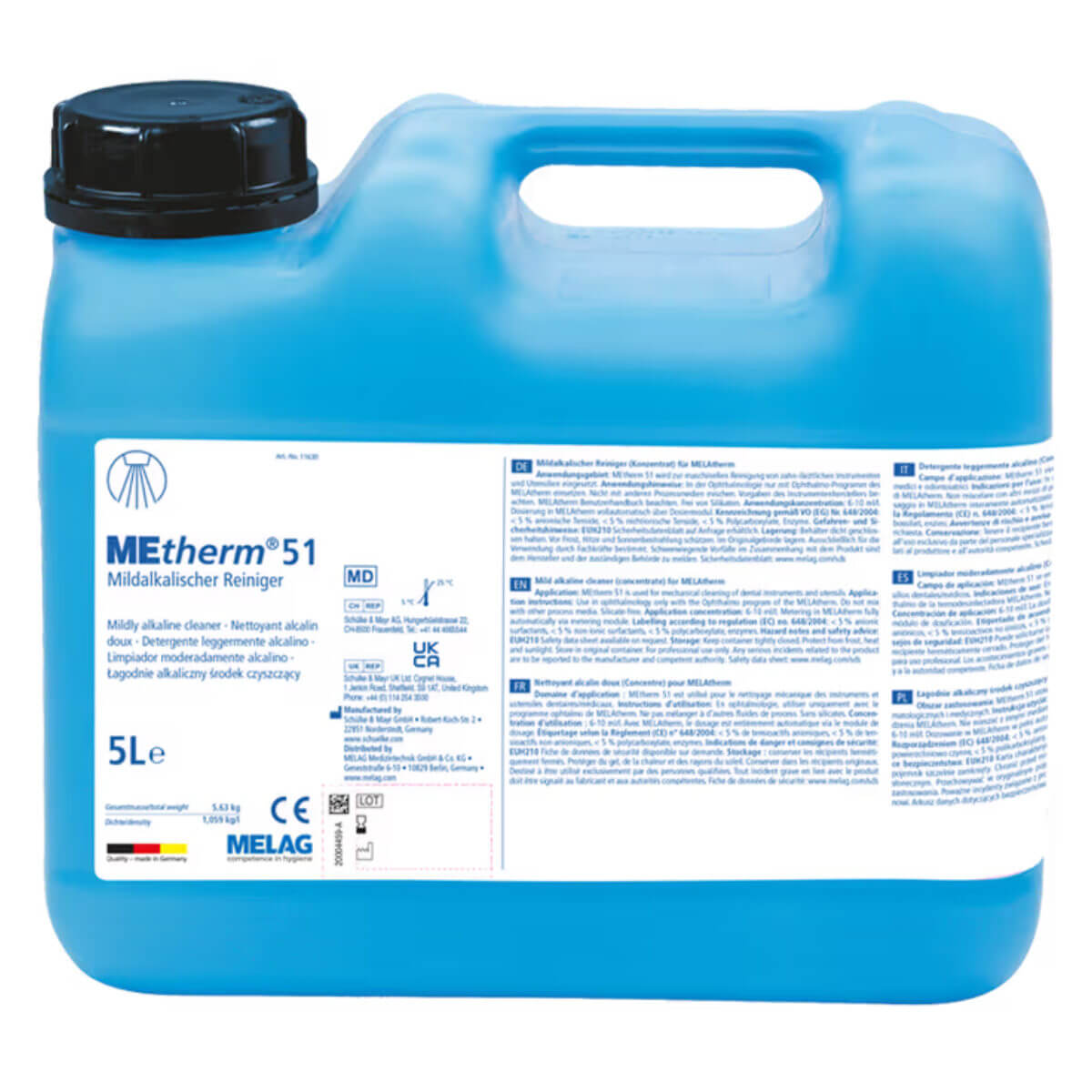 MELAG MEtherm 51 Reiniger für MELAG Thermodesinfektoren MELAG MEtherm 51 Reiniger für MELAG Thermodesinfektoren