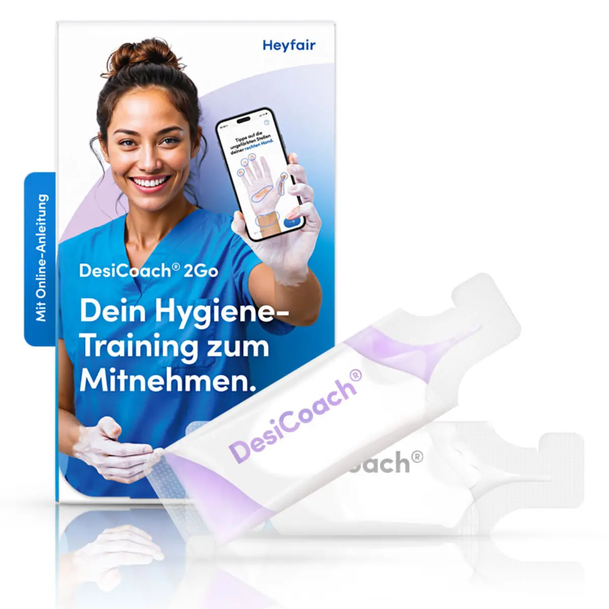Heyfair DesiCoach 2Go white Händehygiene-Trainingsset