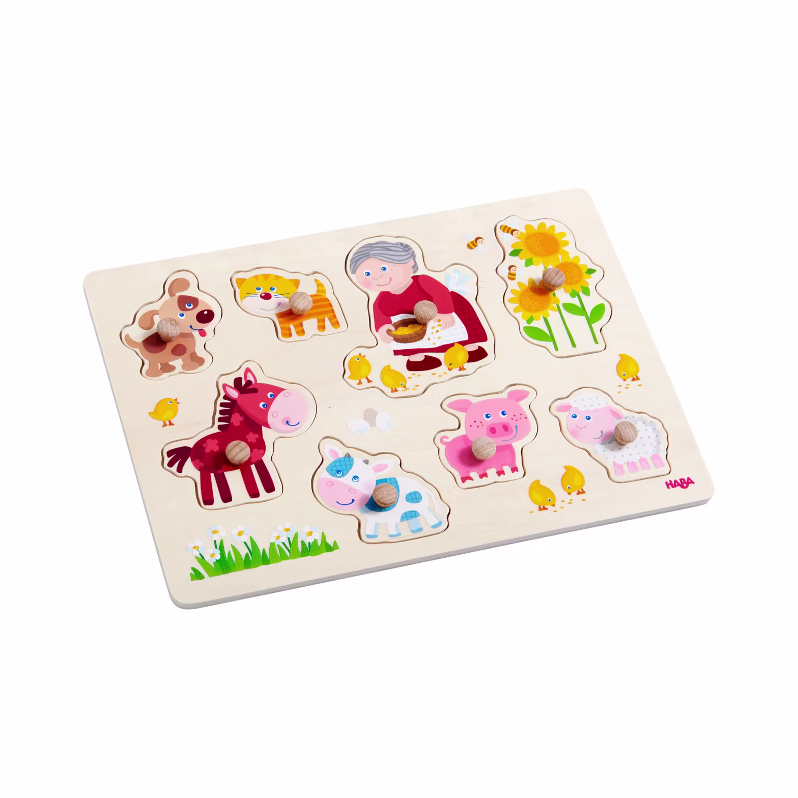 HABA Greifpuzzle "Oma Lenis Tiere"