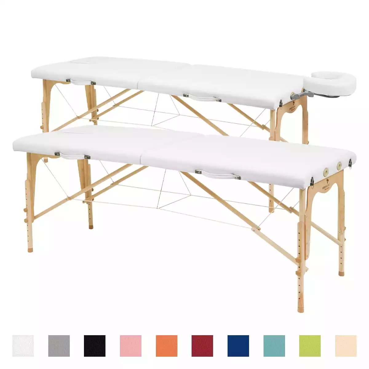 Ecopostural Höhenverstellbare Koffermassagebank