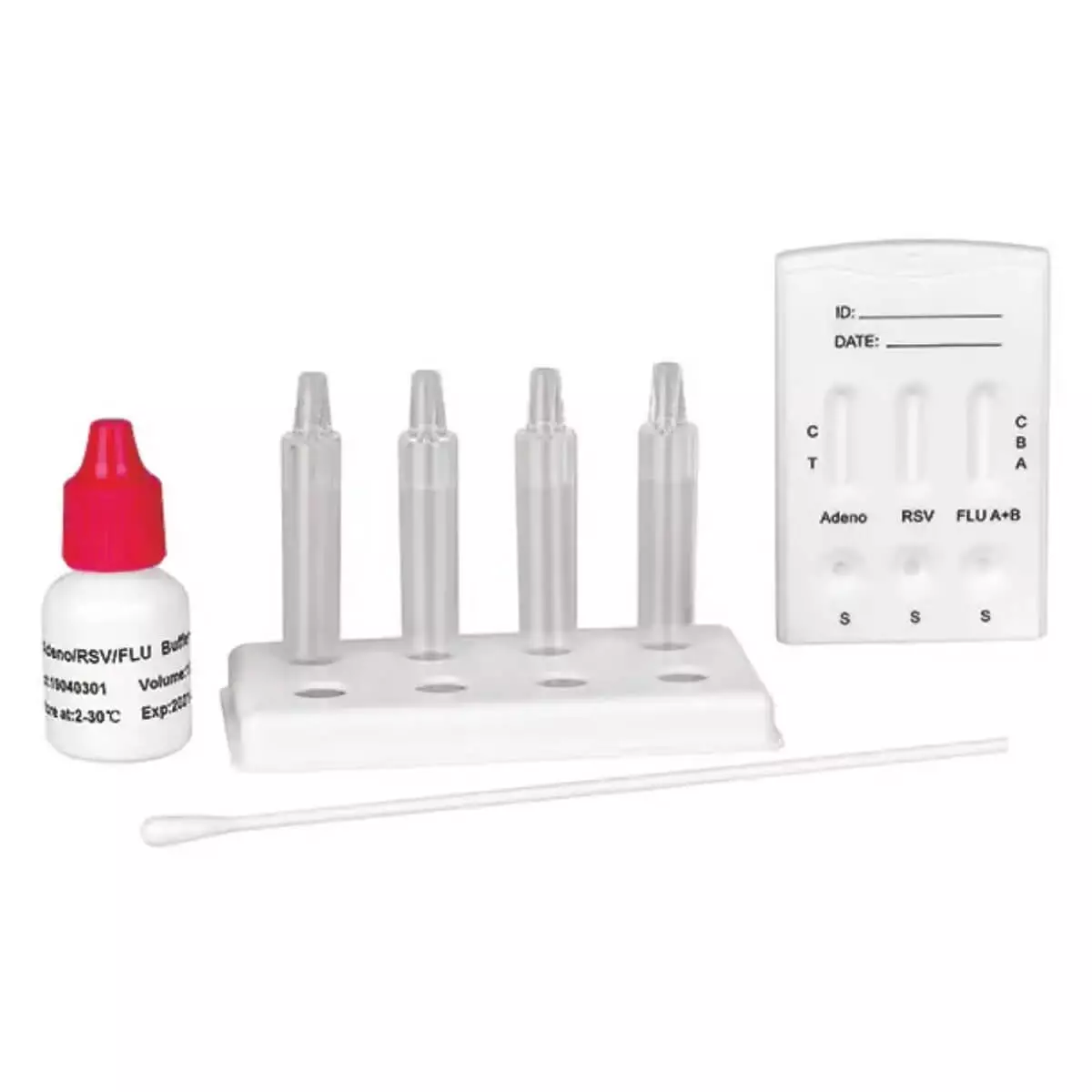 servoprax Cleartest Adenovirus / RSV / Influenza A + B Kombitest