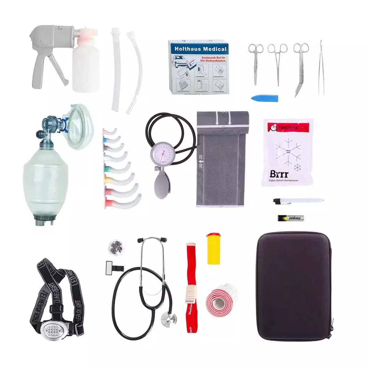 DocCheck Tools Notfalltasche "Pack M" – mit Füllung