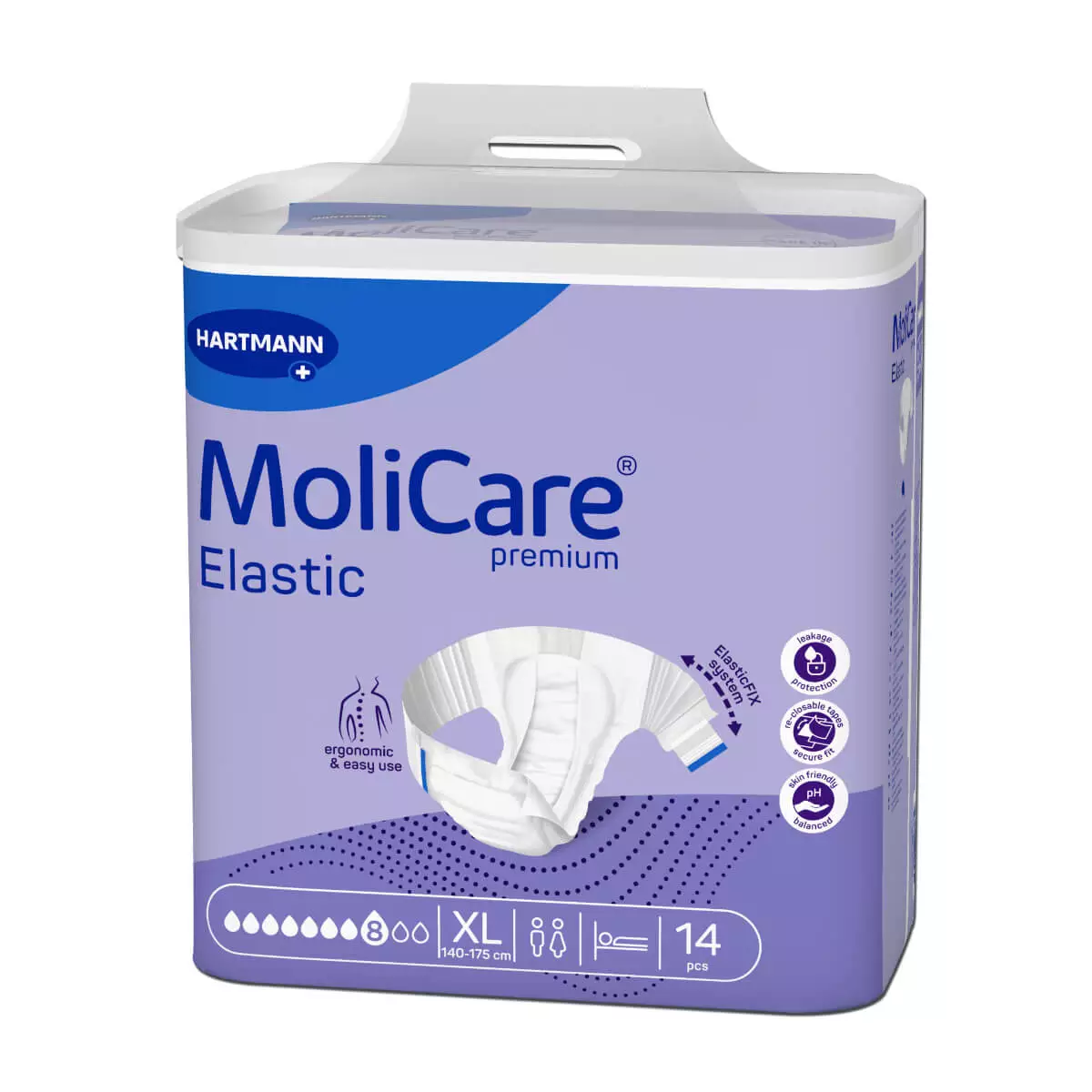 HARTMANN MoliCare Premium Elastic Inkontinenzslip 8 Tropfen