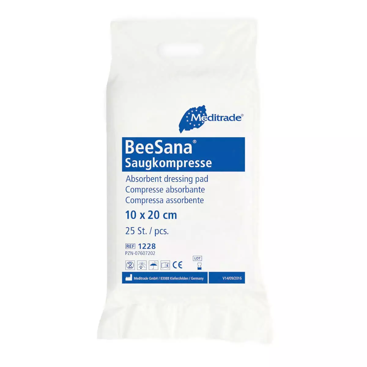 Meditrade BeeSana Saugkompresse unsteril