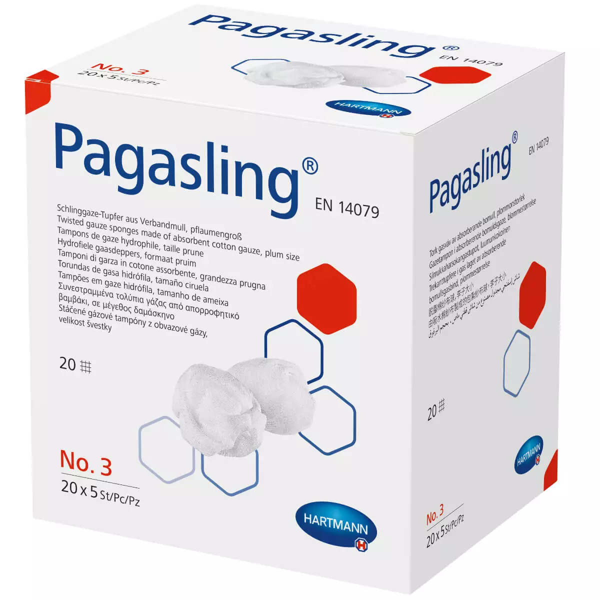 HARTMANN Pagasling sterile Schlinggazetupfer HARTMANN Pagasling sterile Schlinggazetupfer