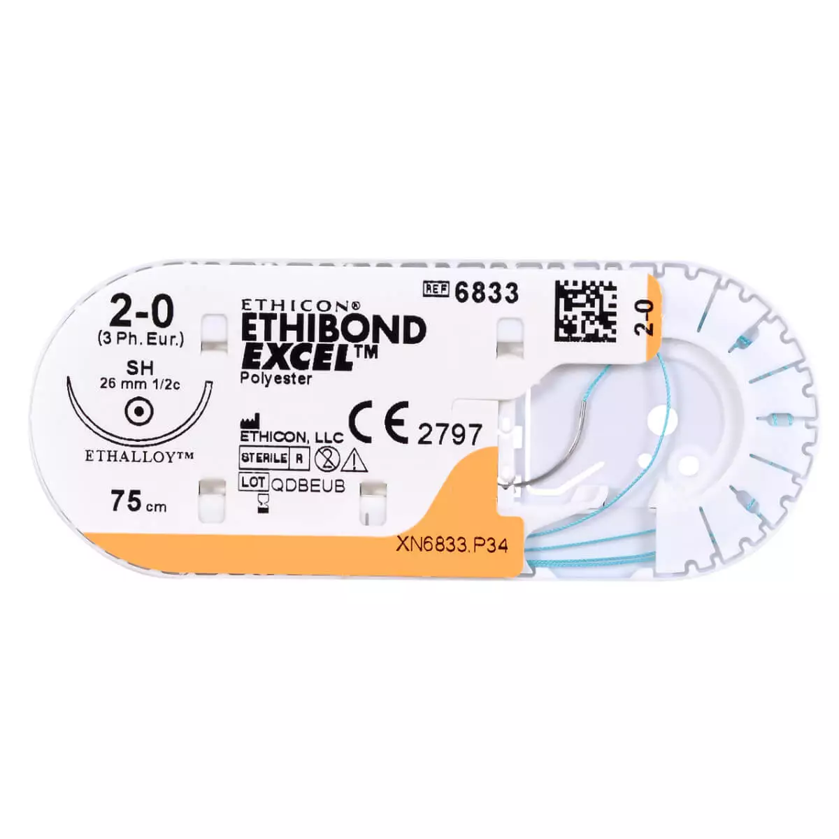 Ethicon ETHIBOND Excel (Polyester beschichtet) Nahtmaterial