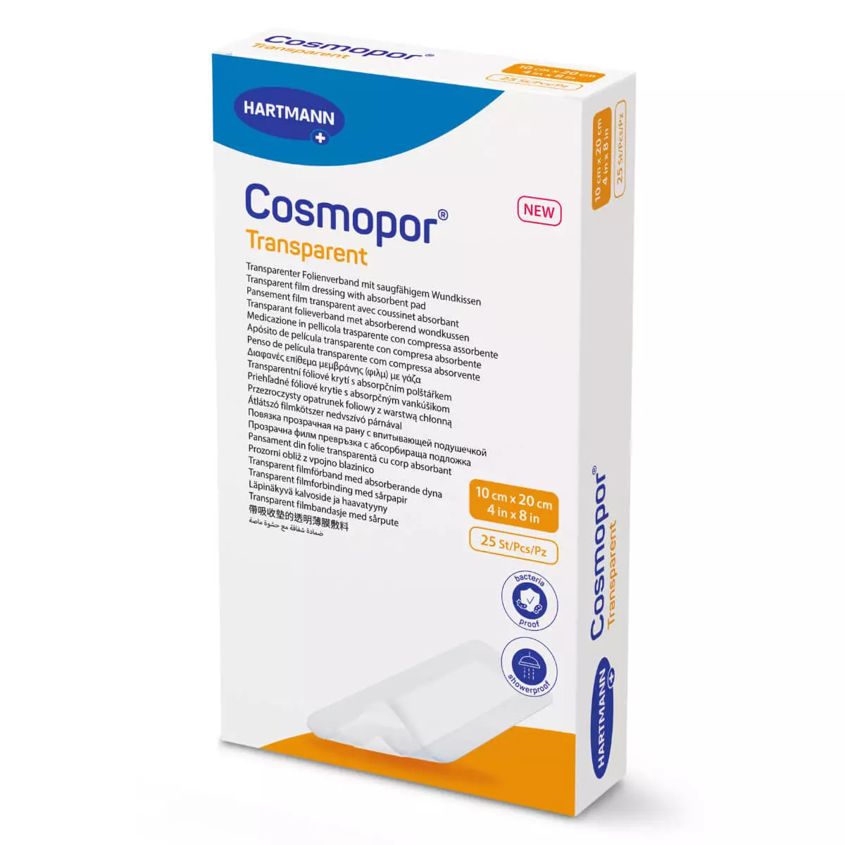 HARTMANN Cosmopor transparent Folienverband HARTMANN Cosmopor transparent Folienverband