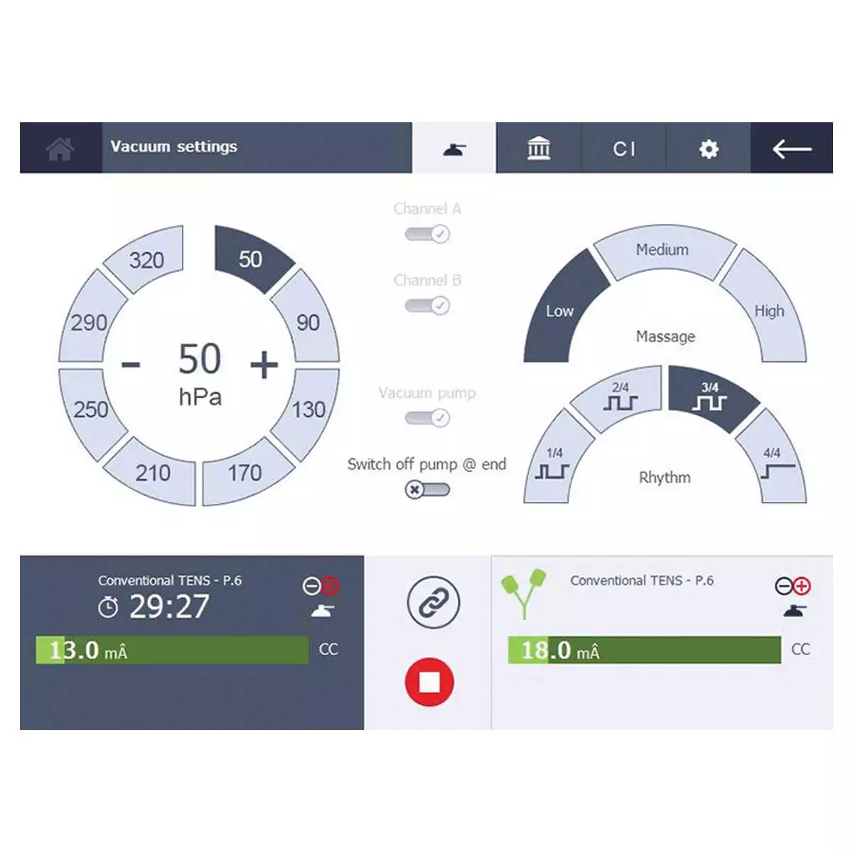 Gymna Combi 400V Elektrotherapie-Kombinationsgerät