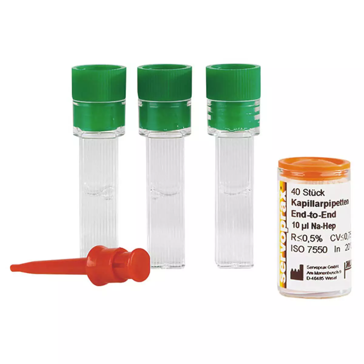 servoprax Readytest Vierkantküvetten Test-Set