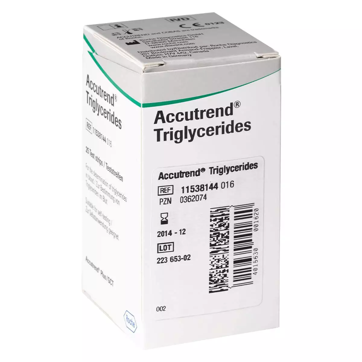 Roche Accutrend Triglycerides Teststreifen