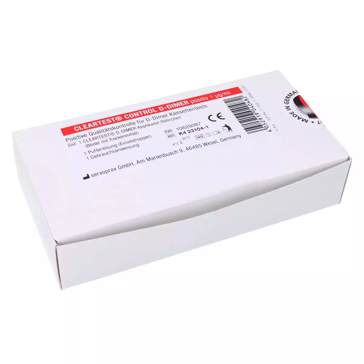 servoprax Cleartest Control Kit D-Dimer