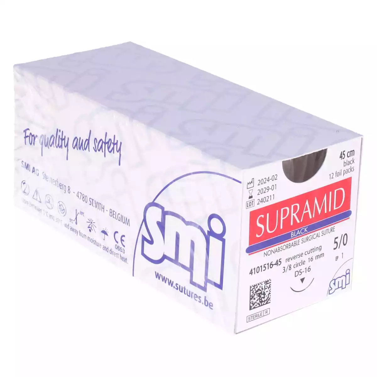 SMI Supramid Black Nahtmaterial