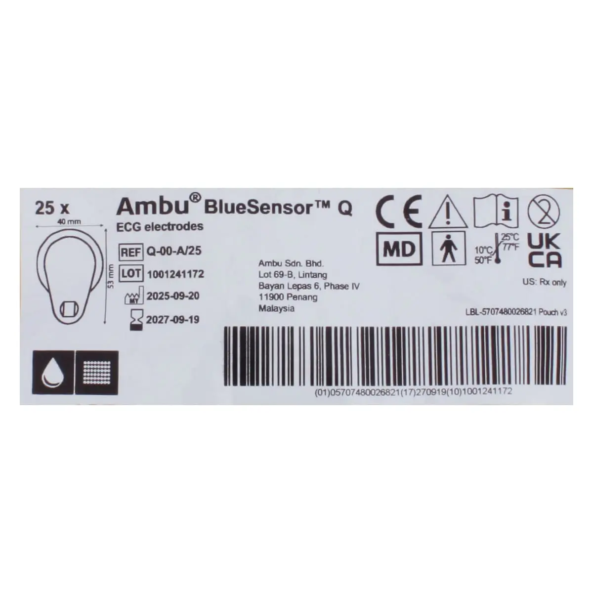 Ambu BlueSensor Q Einmal-Elektroden Ambu BlueSensor Q Einmal-Elektroden