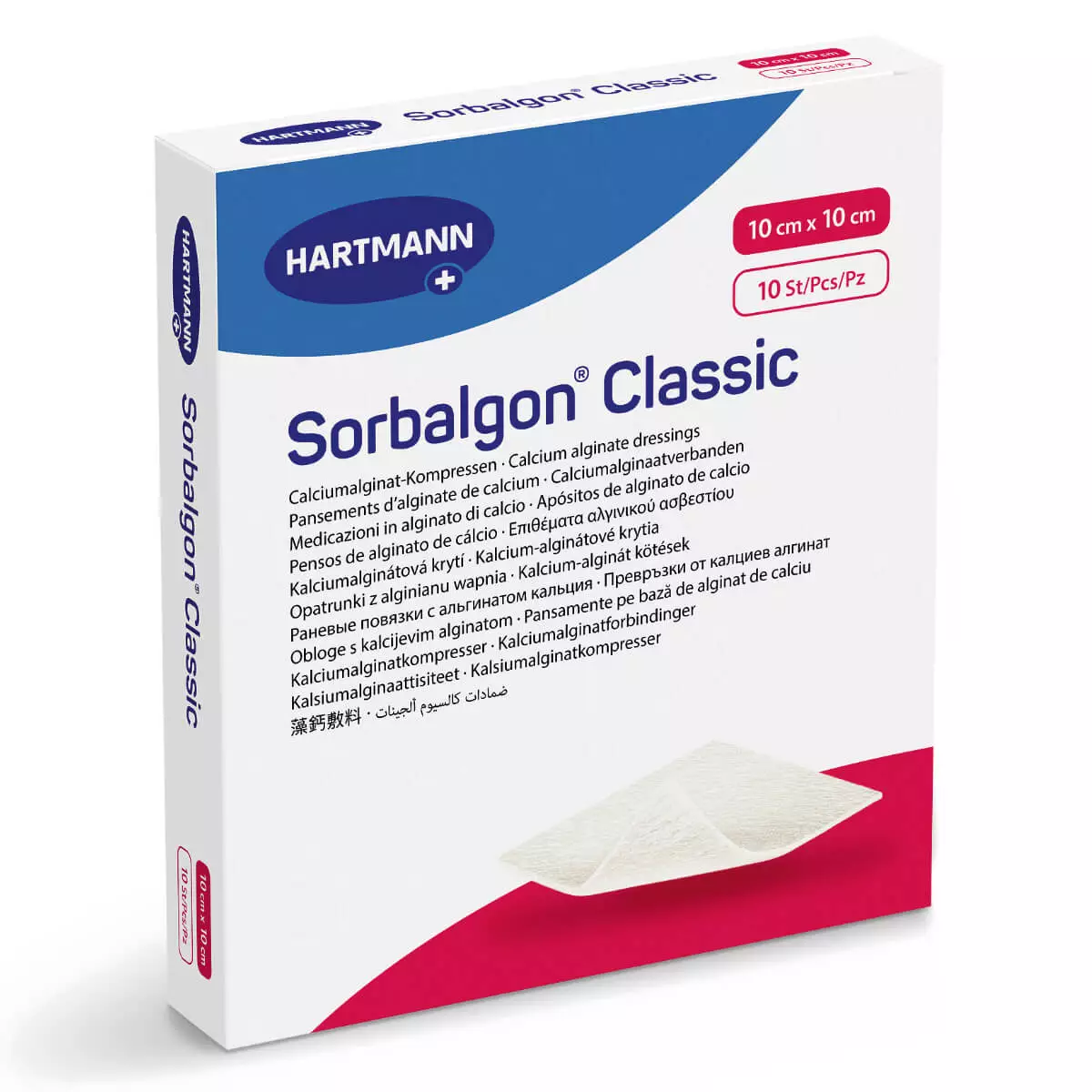 HARTMANN Sorbalgon Classic Alginat-Kompresse