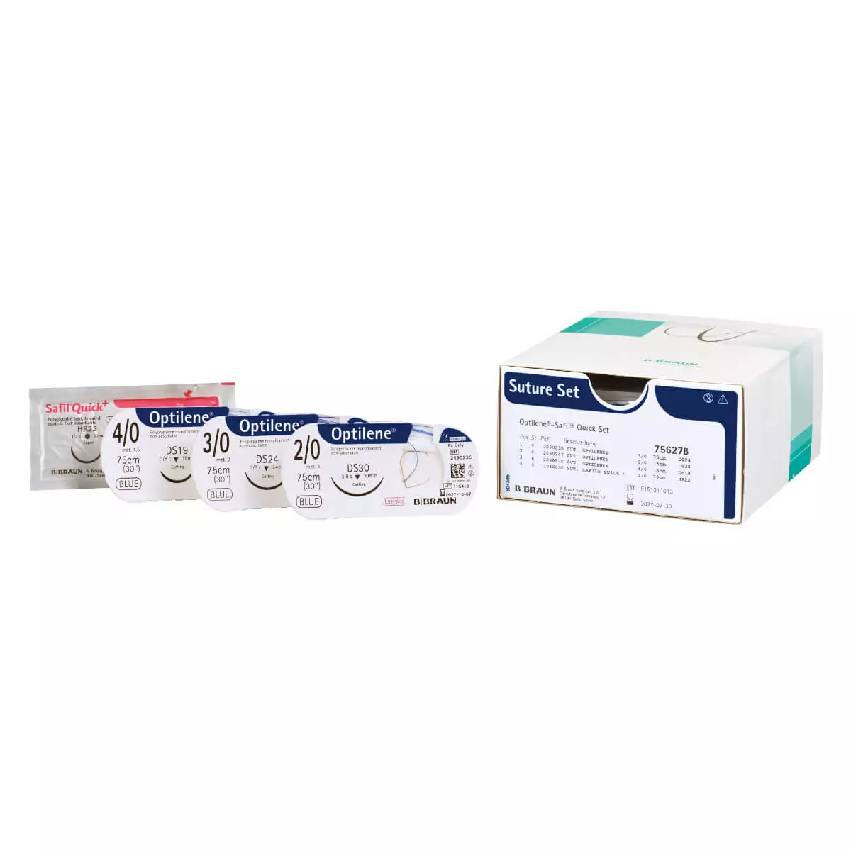 B. Braun Optilene/Novosyn Quick Praxis-Naht-Set