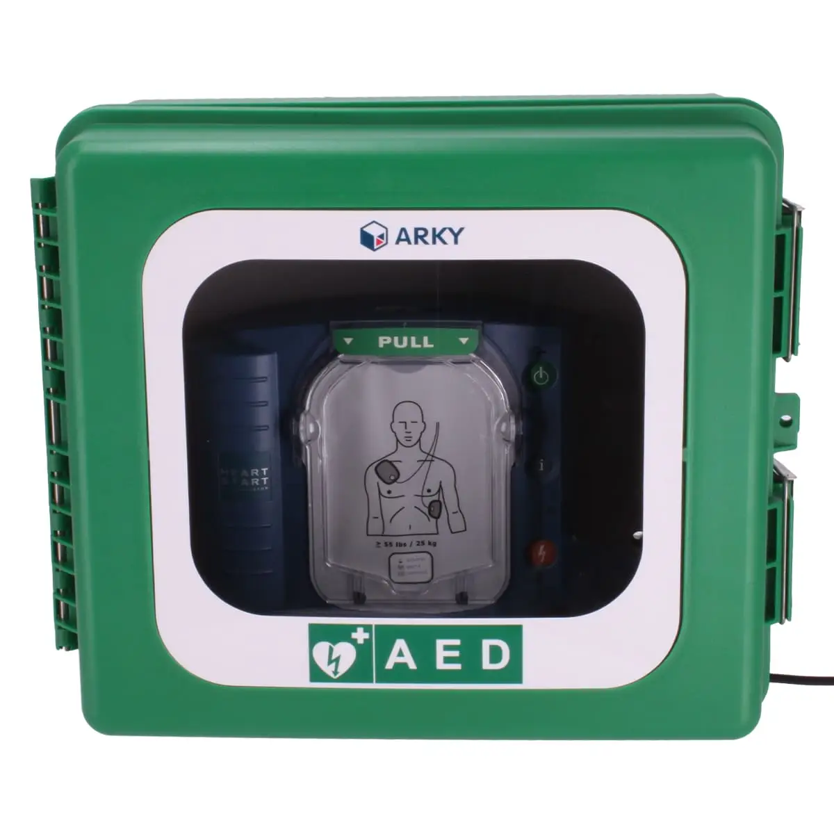 ARKY AED-Schrank mit Alarm für den Außenbereich ARKY AED-Schrank mit Alarm für den Außenbereich