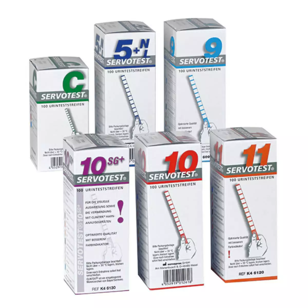 servoprax SERVOTEST Urinteststreifen