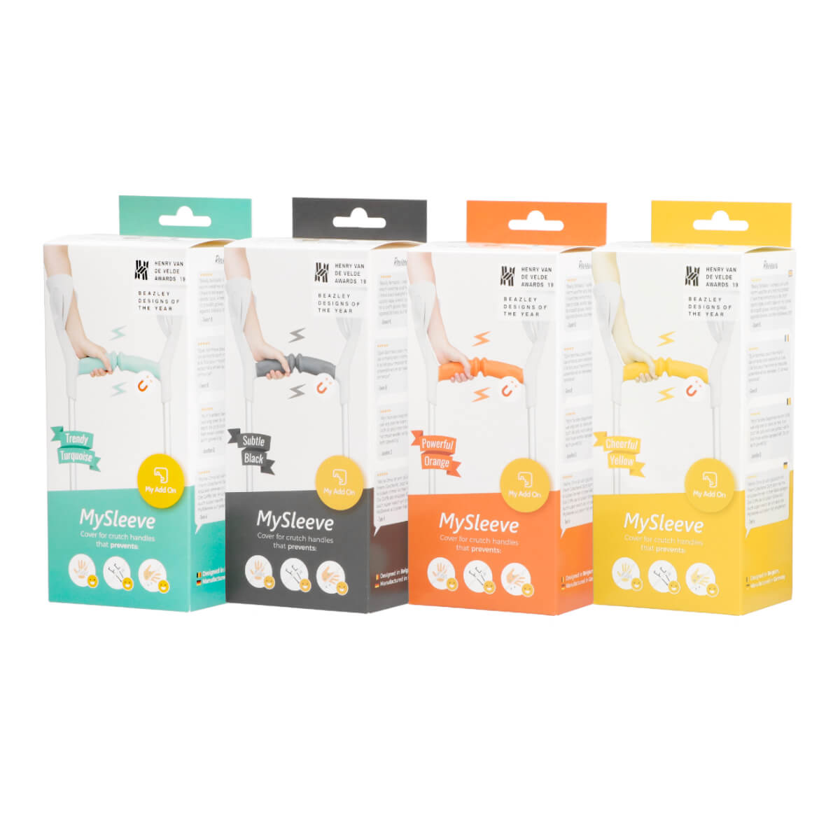 My Add On MySleeve Krückengriffabdeckung My Add On MySleeve Krückengriffabdeckung