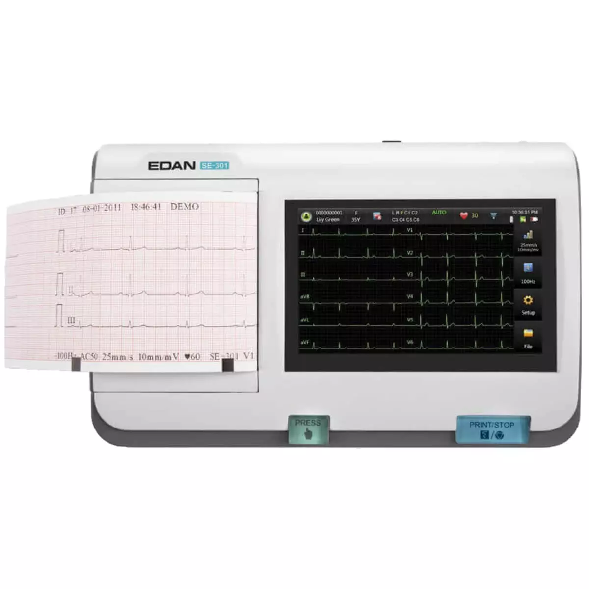 EDAN SE-301 EKG