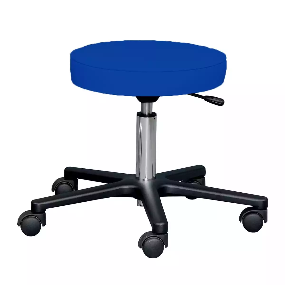 AGA Drehhocker mit schwarzem Aluminium-Fußkreuz AGA Drehhocker mit schwarzem Aluminium-Fußkreuz