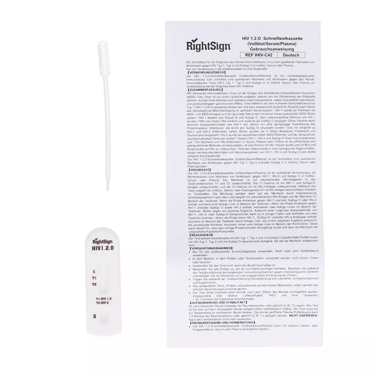 RightSign HIV 1.2.0 Test