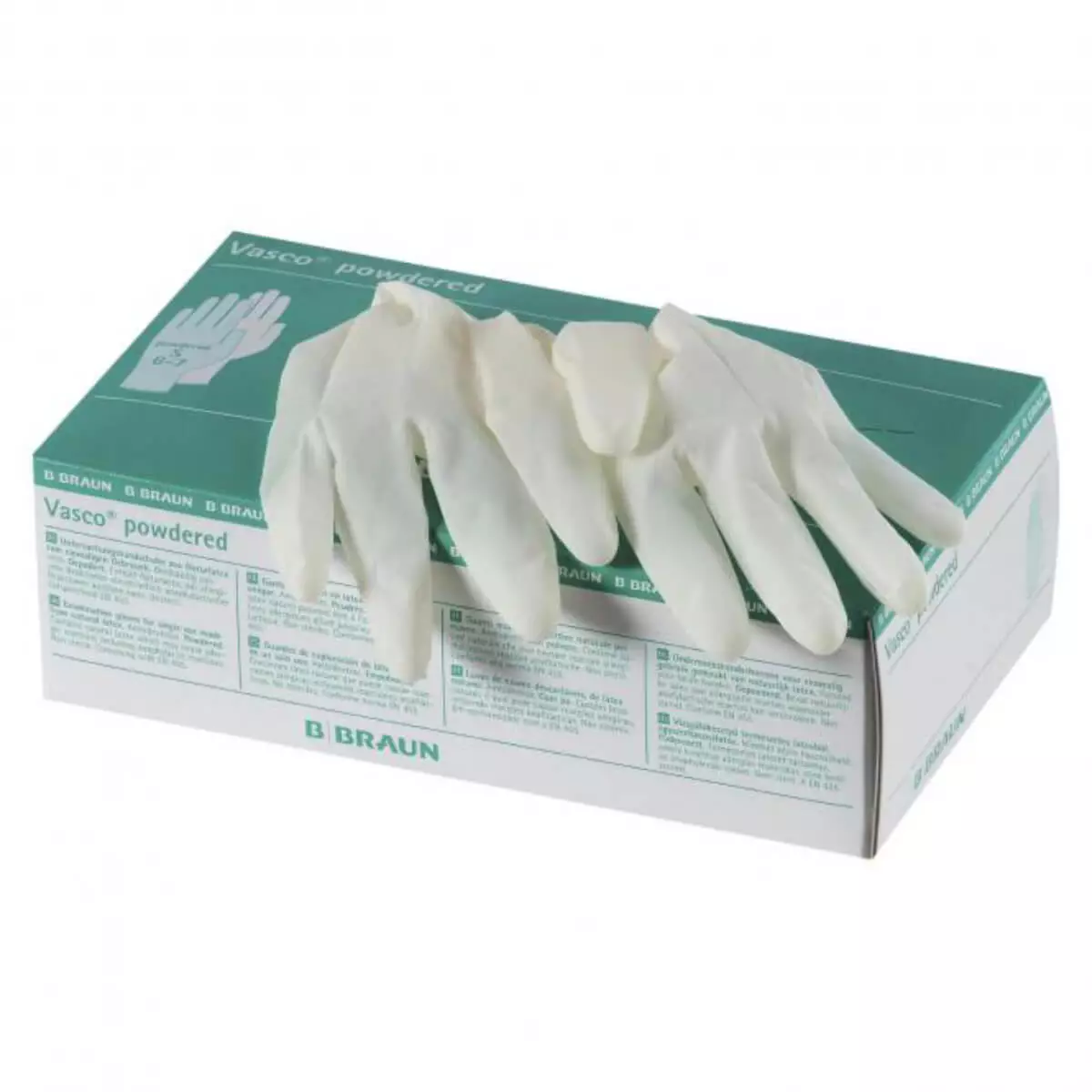 B. Braun Vasco powdered gepuderte Latexhandschuhe
