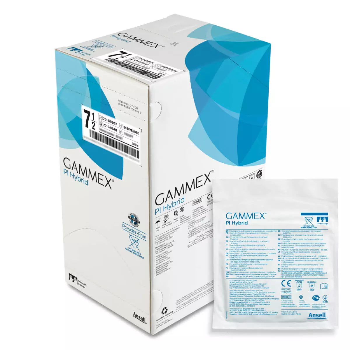 Ansell GAMMEX PI Hybrid OP-Handschuh