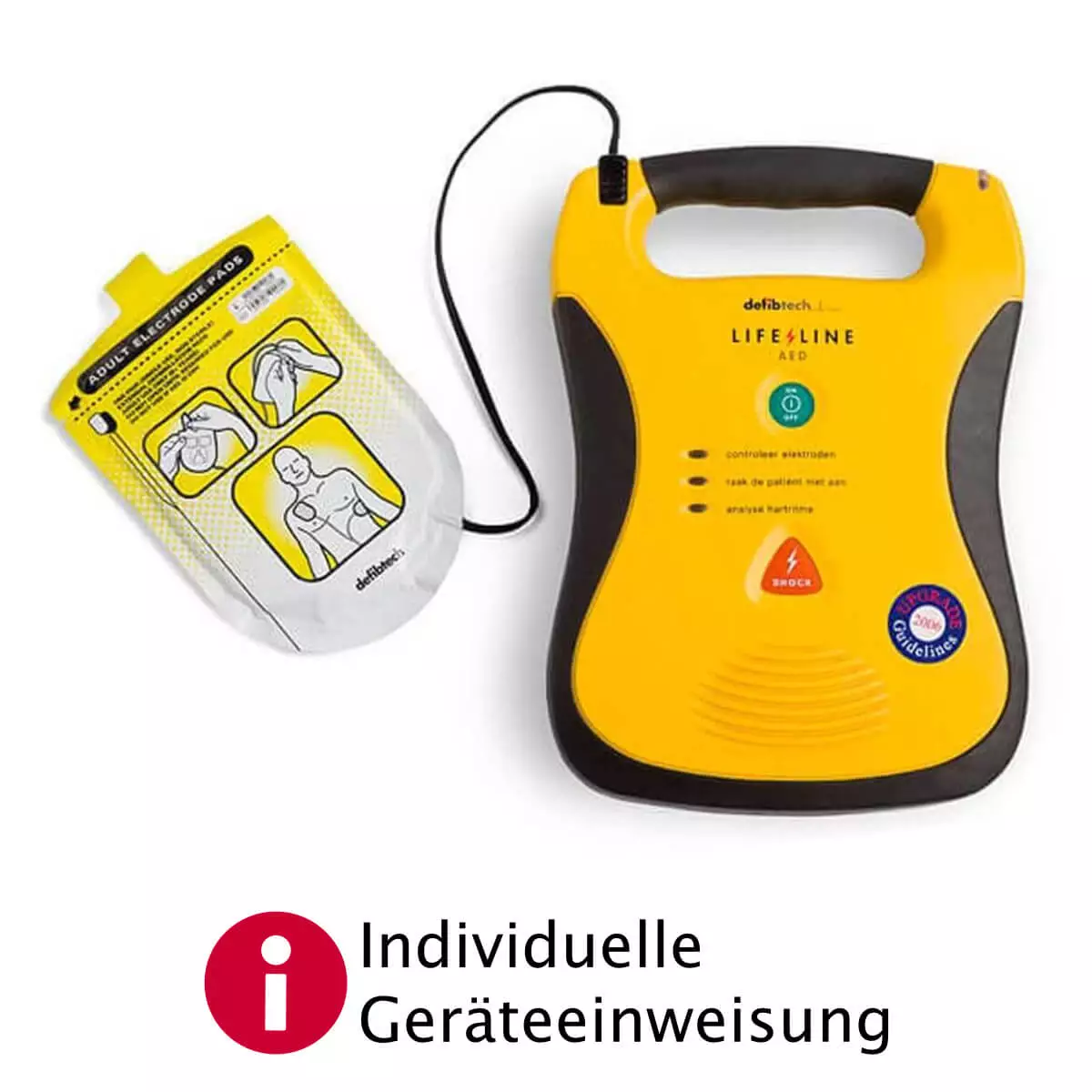 Defibtech Geräteeinweisung für Defibtech AED