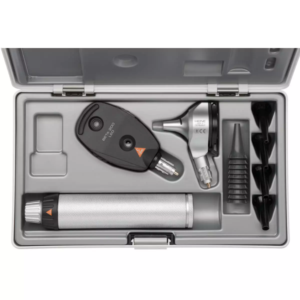 HEINE Optotechnik HEINE BETA 400 LED F.O. Otoskop & BETA 200 LED Ophthalmoskop im Set