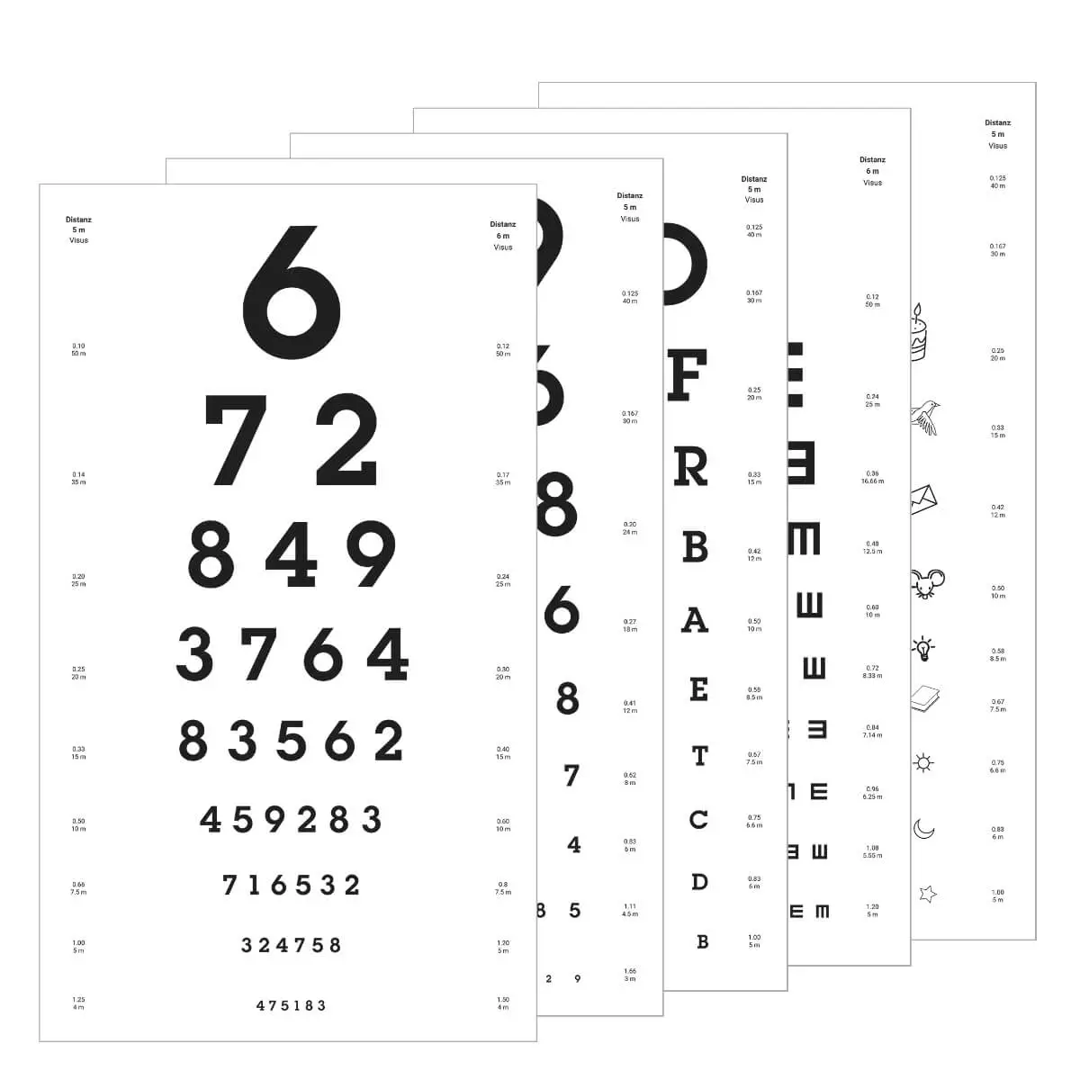 1m4 Sehprobentafel