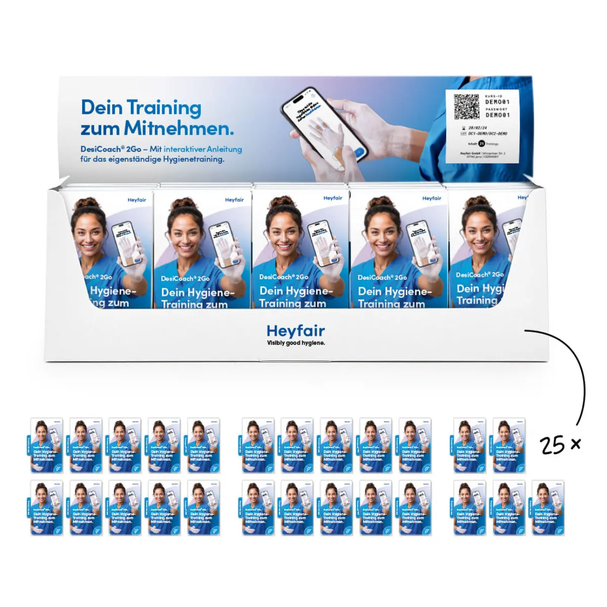 Heyfair DesiCoach 2Go white Händehygiene-Trainingsset Heyfair DesiCoach 2Go white Händehygiene-Trainingsset