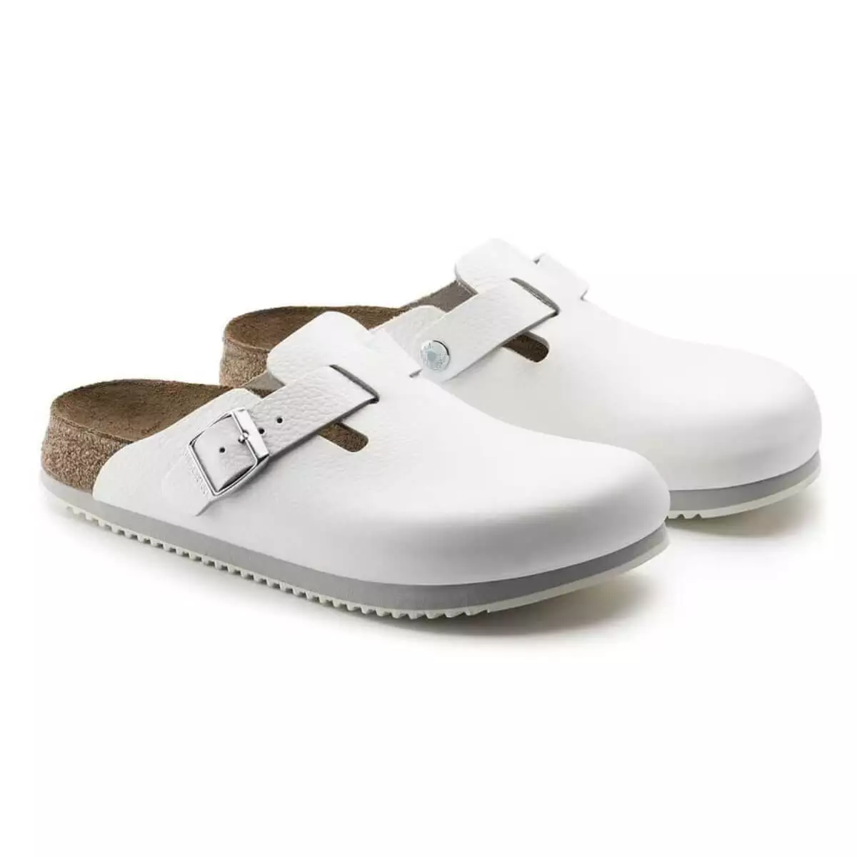 BIRKENSTOCK Boston Super Grip White