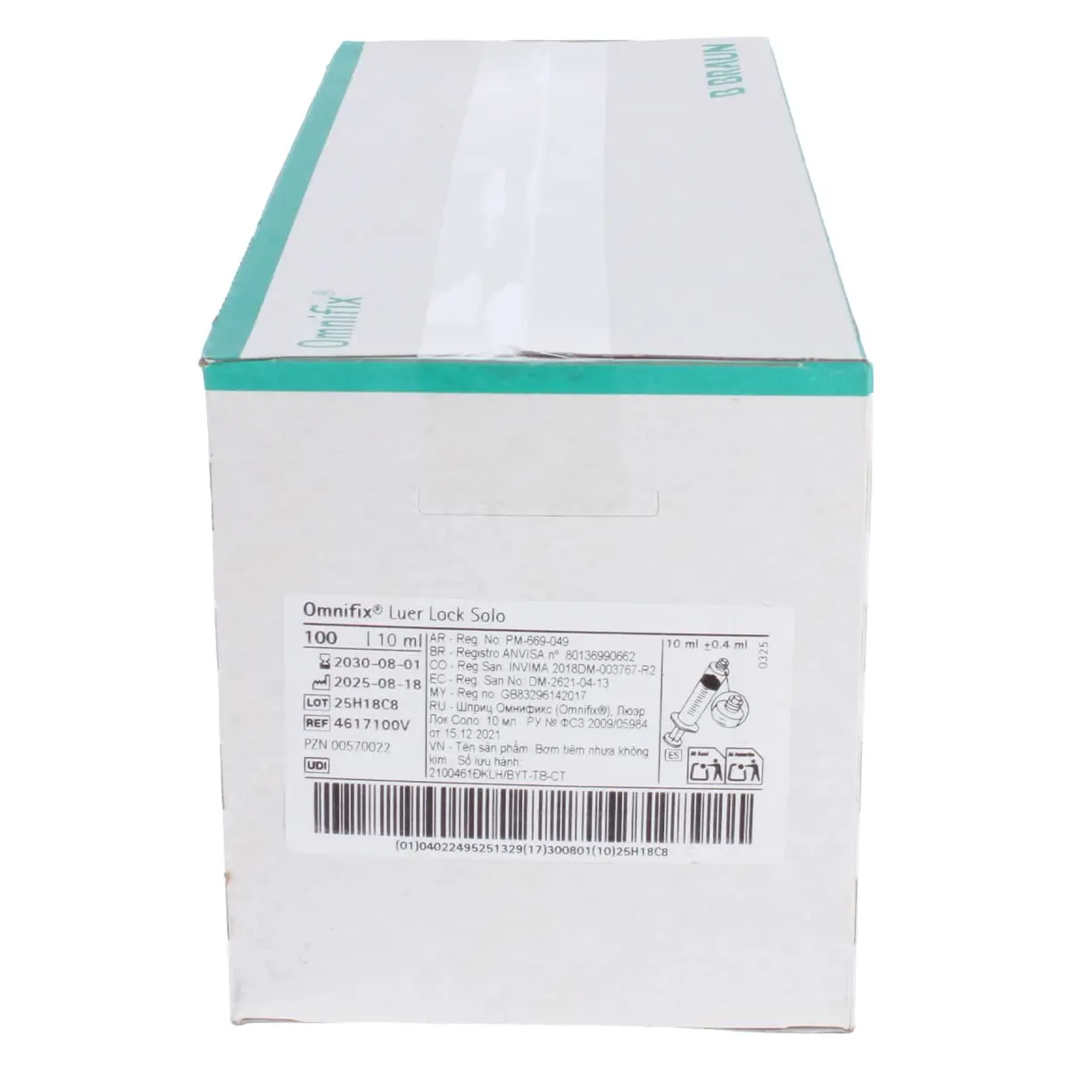 B. Braun Omnifix Luer Lock Solo Einmalspritzen B. Braun Omnifix Luer Lock Solo Einmalspritzen