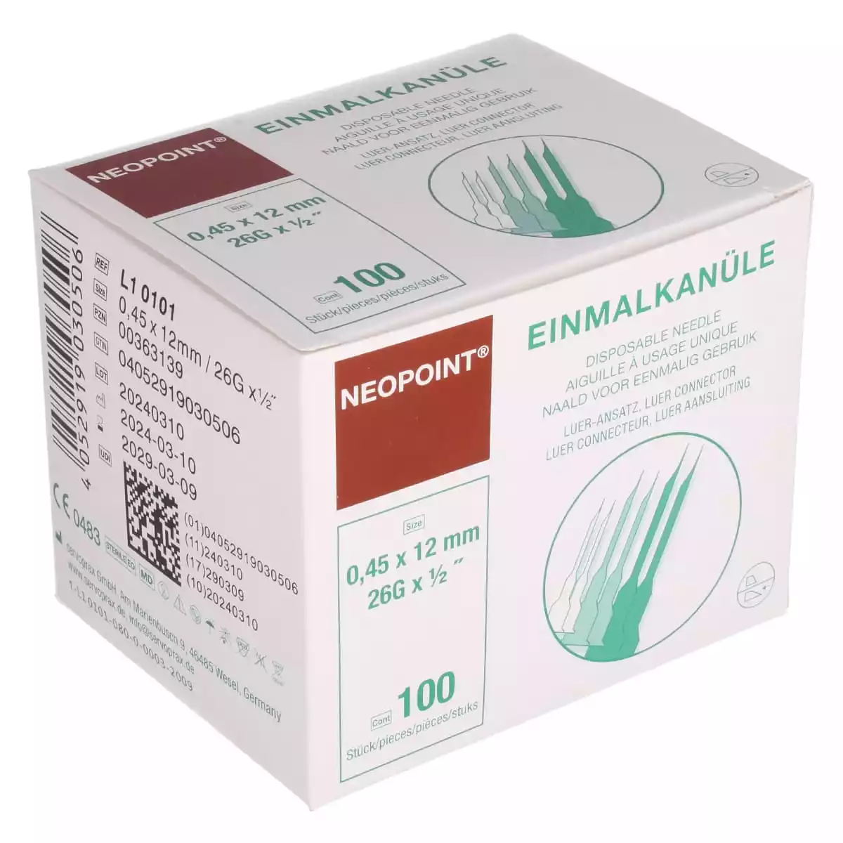 Neopoint Neopoint Kanüle Sondergröße Neopoint Neopoint Kanüle Sondergröße