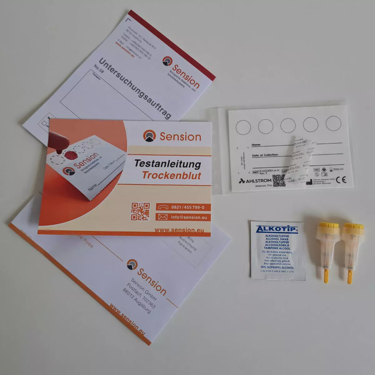 Sension SensioScreen Mumps Antikörper-Trockenbluttest