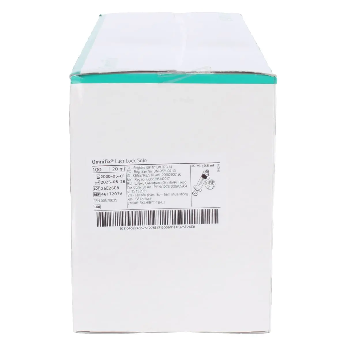 B. Braun Omnifix Luer Lock Solo Einmalspritzen B. Braun Omnifix Luer Lock Solo Einmalspritzen