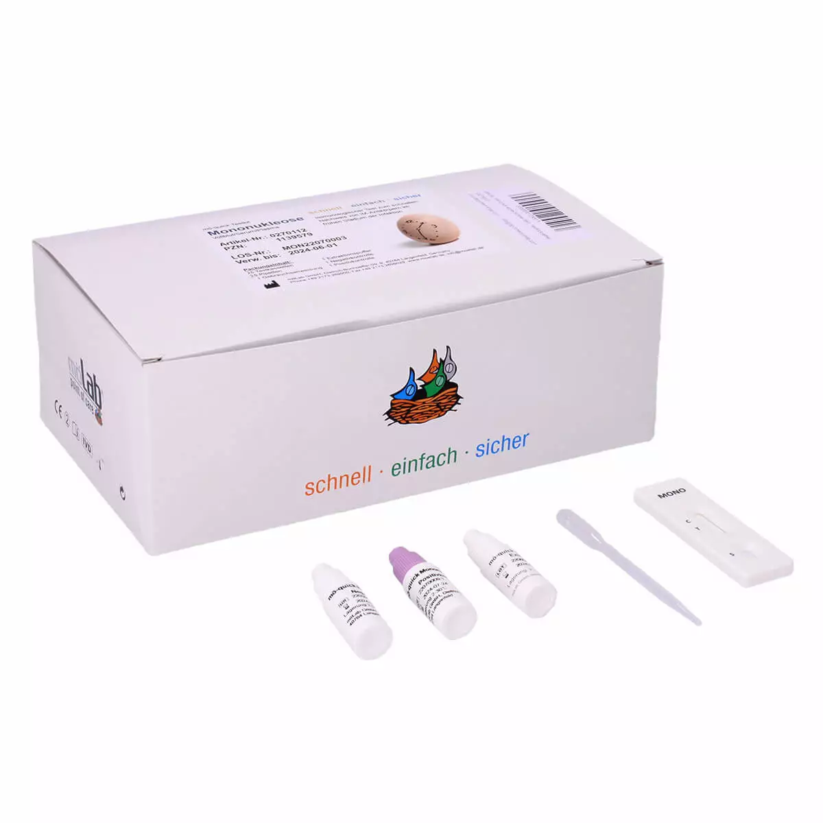 möLab mö-quick Mononukleose Test