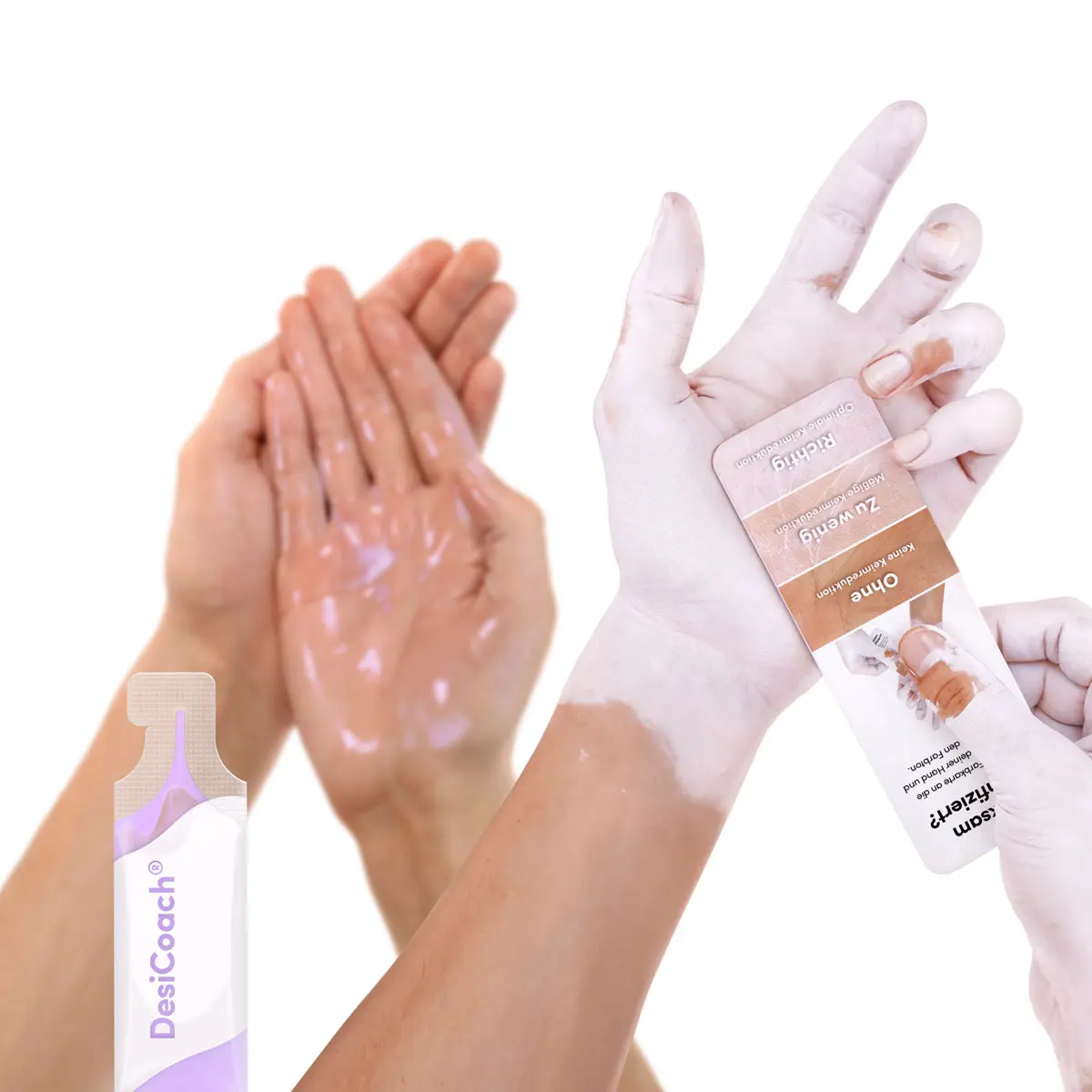 Heyfair DesiCoach 4Groups white Händehygiene-Trainingsset