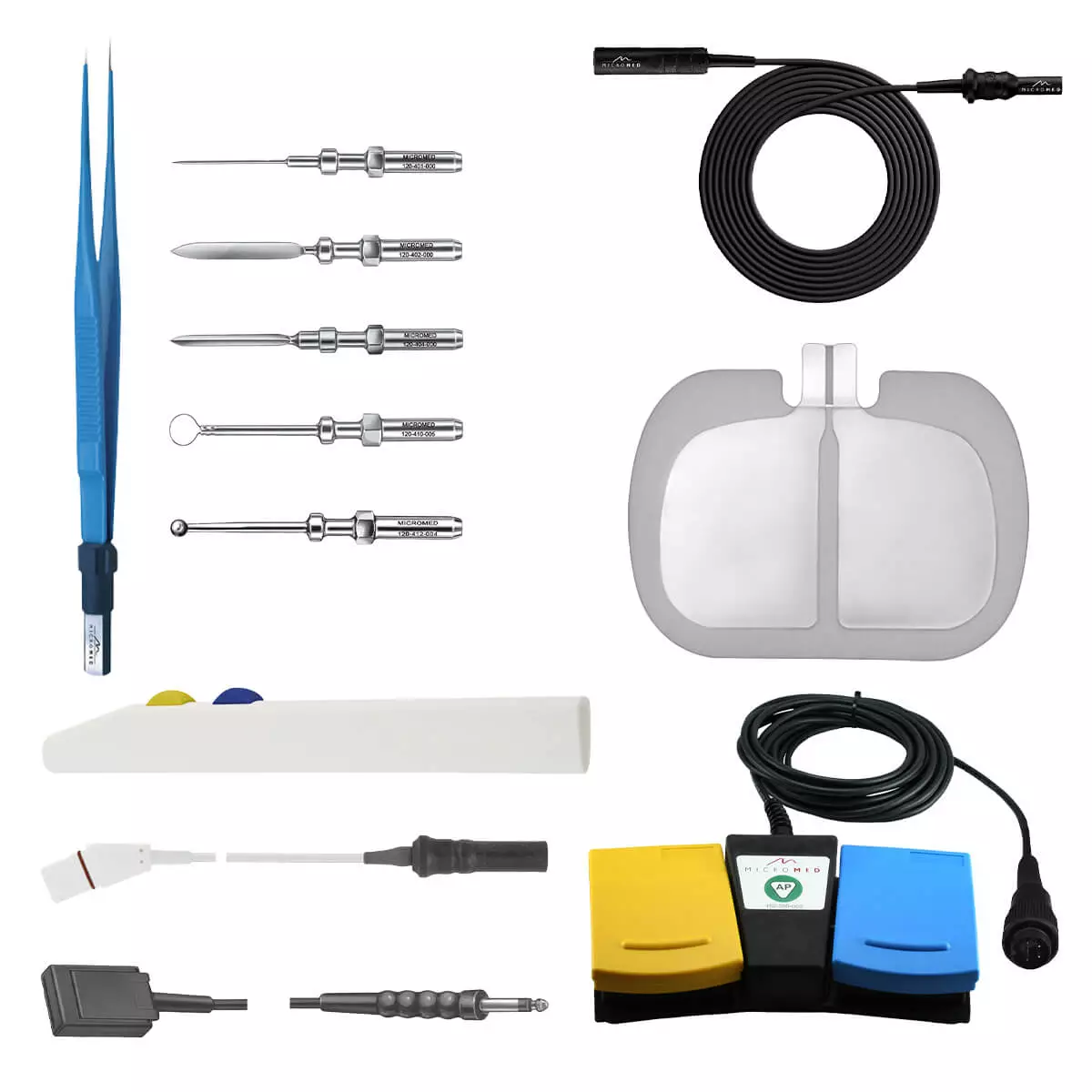 MICROMED Chirurgie-Zubehörsatz für MD 100 Elektrochirurgiegerät