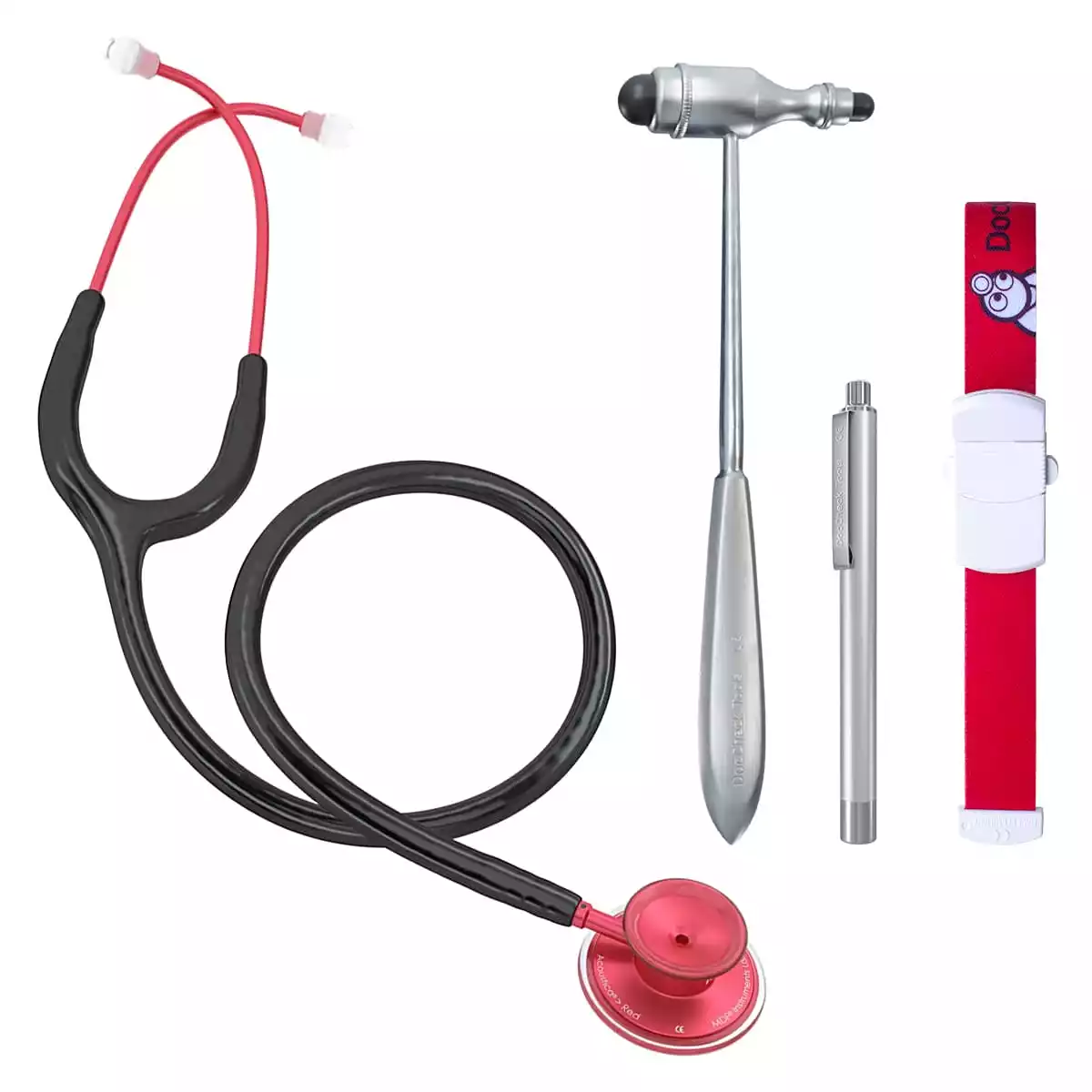 MDF PJ/U-Kurs-Set Acoustica Stethoskop Red