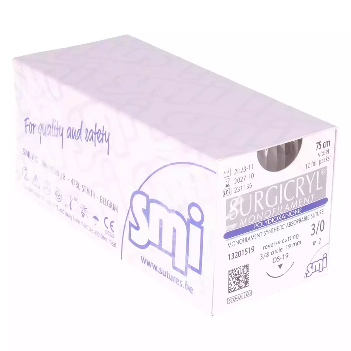SMI Surgicryl Monofilament Nahtmaterial