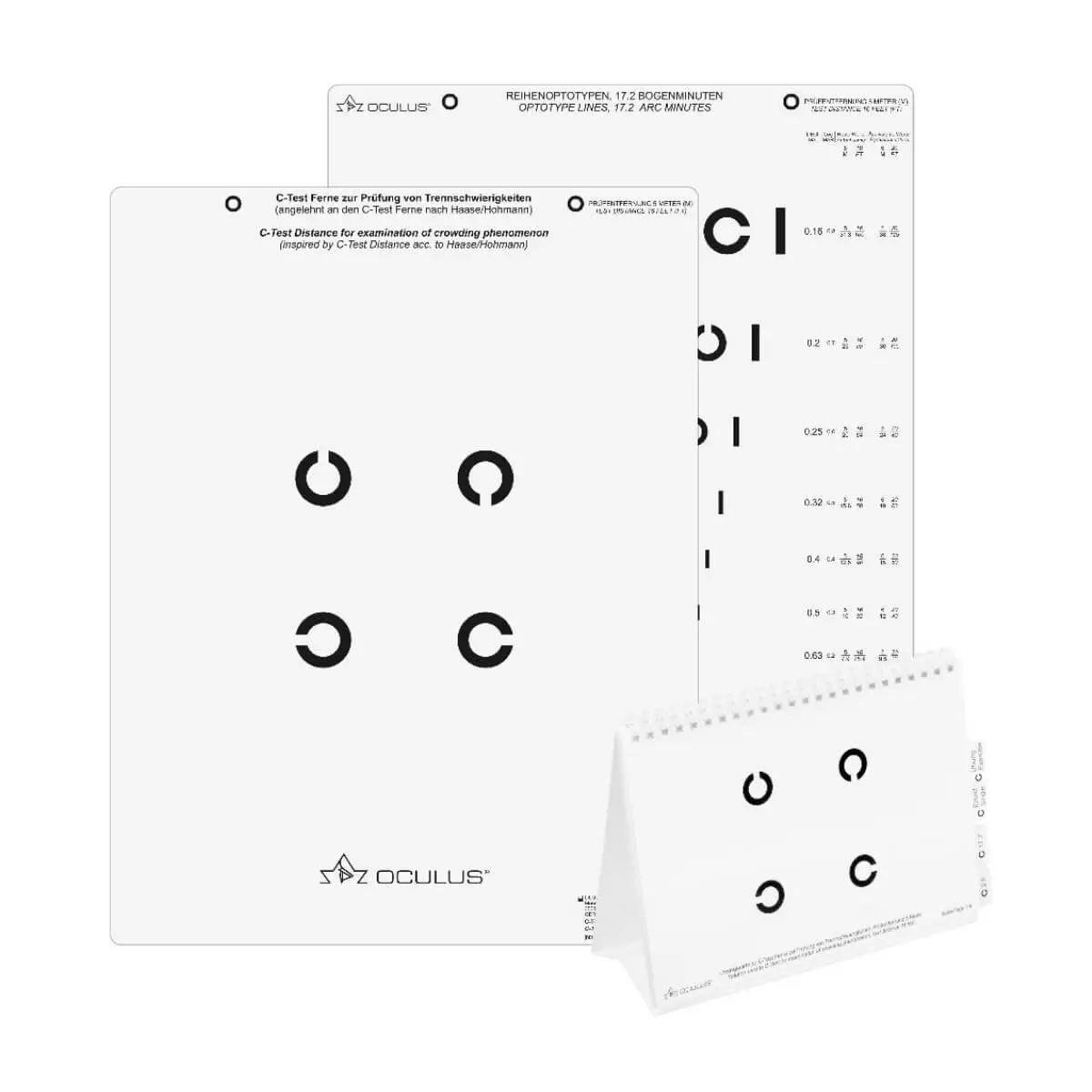 OCULUS C-Test Ferne nach Haase und Hohmann mit Landoltringen