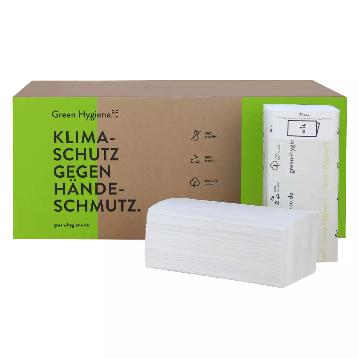 Green Hygiene FRIEDA Falthandtücher