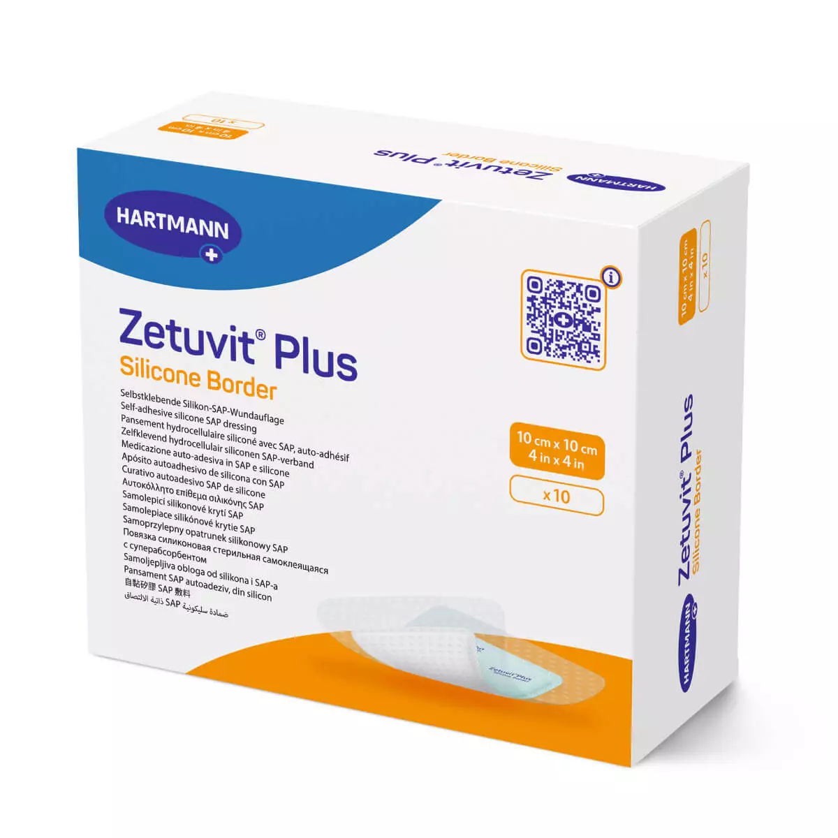 HARTMANN Zetuvit Plus Silicone Border Wundauflage