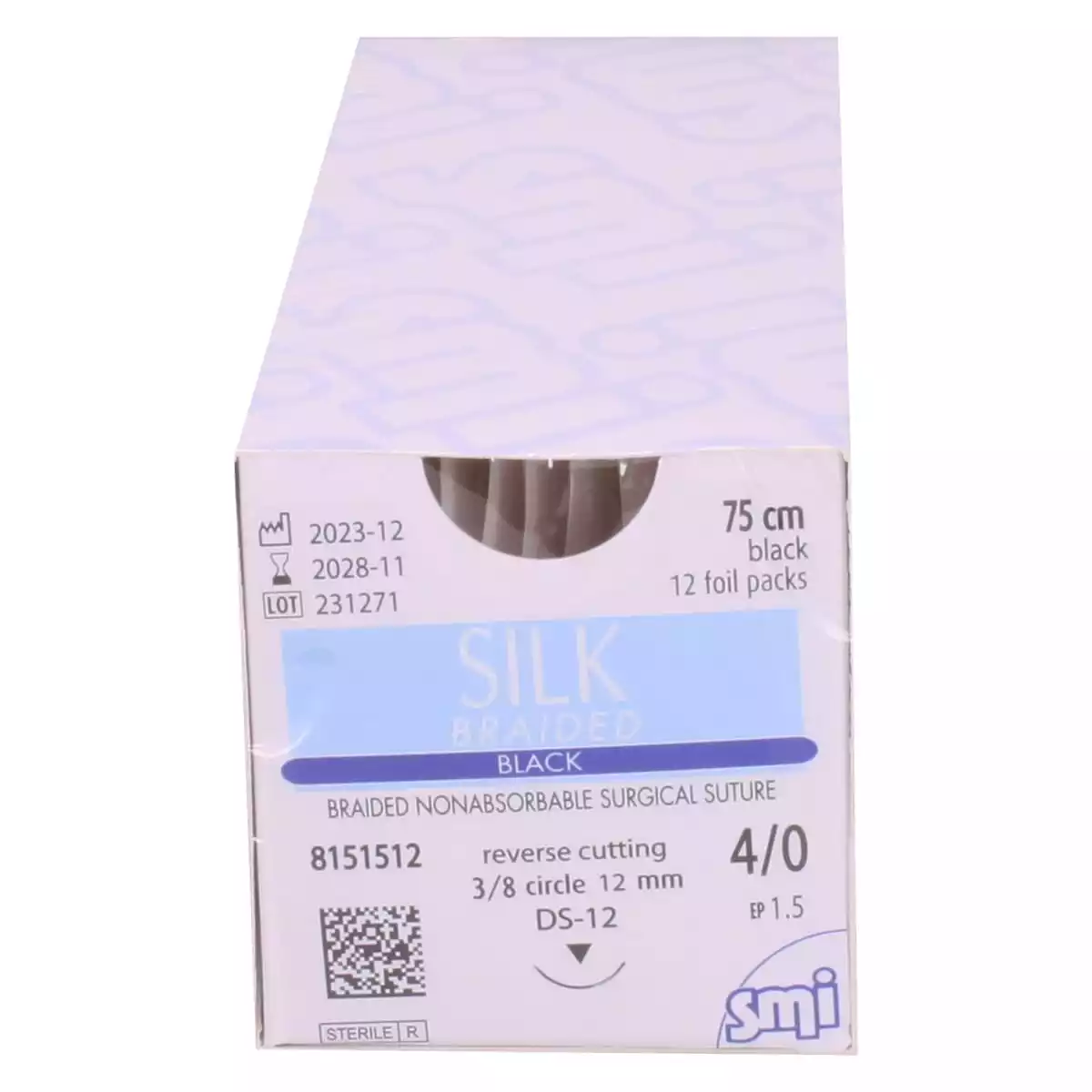 SMI Silk Braided Black Nahtmaterial SMI Silk Braided Black Nahtmaterial