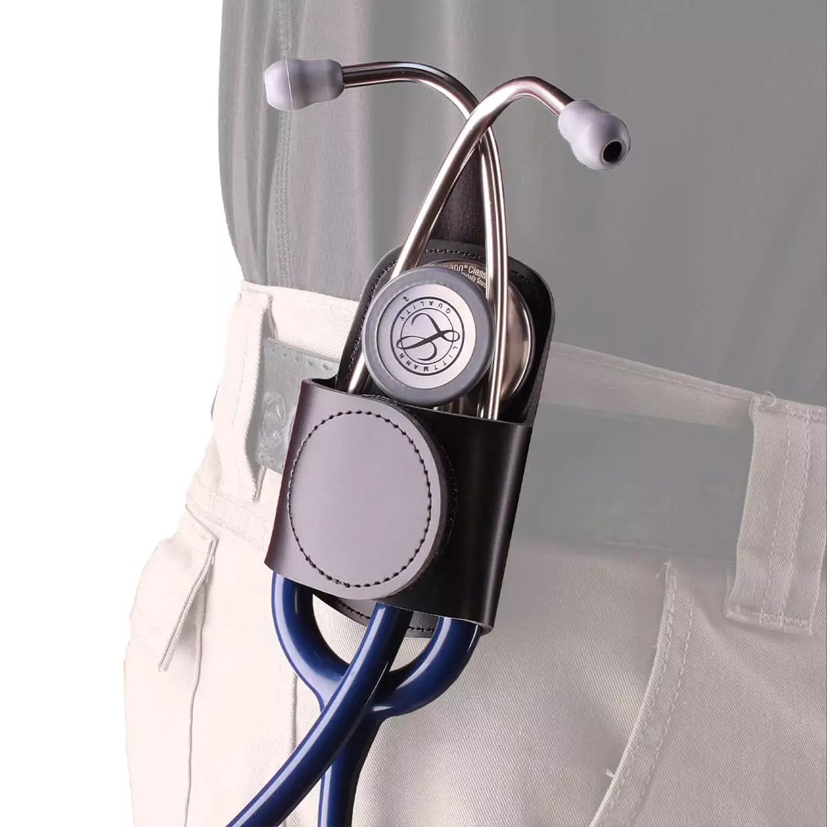 Dr. No Stethoskophalter mit Gürtelclip